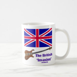 Die britische Invasion, die britische Invasion Kaffeetasse