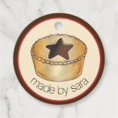 Die britische Konditorei, die von hausgemachten Mi Geschenkanhänger (Vorderseite)