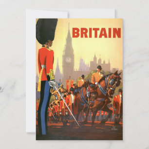 Die britische Königliche Garde des Vintagen Königs Einladung