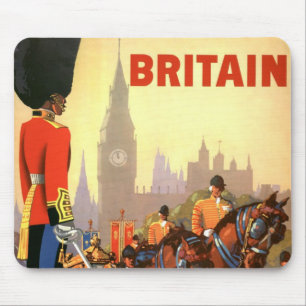 Die britische Königliche Garde des Vintagen Königs Mousepad