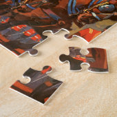 Die britische Königliche Garde des Vintagen Königs Puzzle (Seite)