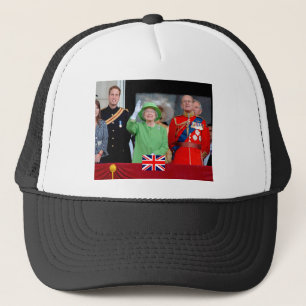 Die britische Königsfamilie Truckerkappe