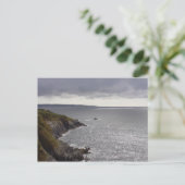 Die britische Küste nach dem Sturm. Postkarte (Stehend Vorderseite)