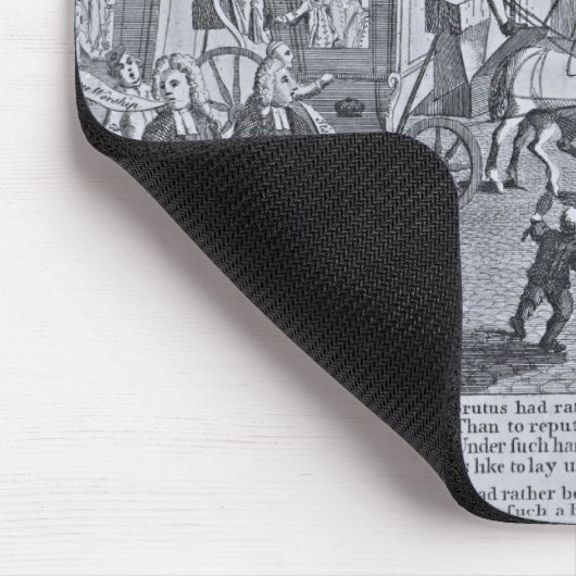 Die britische Patriot-Prozession durch Mousepad (Ecke)