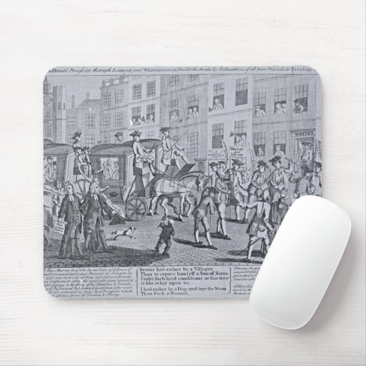 Die britische Patriot-Prozession durch Mousepad (Mit Mouse)
