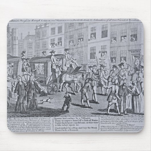 Die britische Patriot-Prozession durch Mousepad (Vorne)