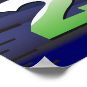 Die britische Polizei-Box Wachstumsdiagramm. Poster (Ecke)