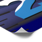 Die britische Polizei-Box Wachstumsdiagramm. Poster (Ecke)