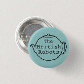 Die britische Roboter-Teekanne Button (Vorne & Hinten)