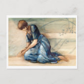 Die britische Rose von Edward Burne-Jones Postkarte (Vorderseite)
