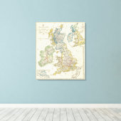Die britischen Inseln 2 Leinwanddruck (Insitu (Holzboden))
