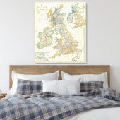 Die britischen Inseln 2 Leinwanddruck (Insitu (Schlafzimmer))