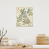 Die britischen Inseln 2 Poster (Küche)