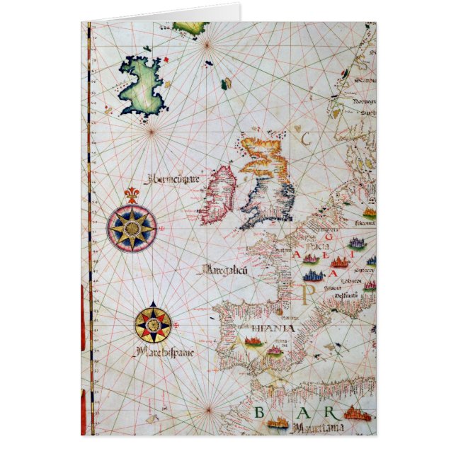 Die britischen Inseln, die Iberia und das (Vorne)