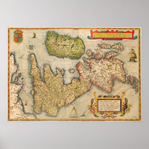 Die britischen Inseln Poster