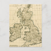 Die britischen Inseln Postkarte (Vorderseite)