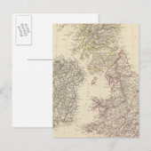 Die britischen Inseln Postkarte (Vorne/Hinten)