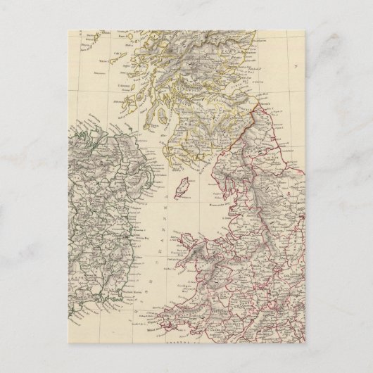 Die britischen Inseln Postkarte (Vorderseite)