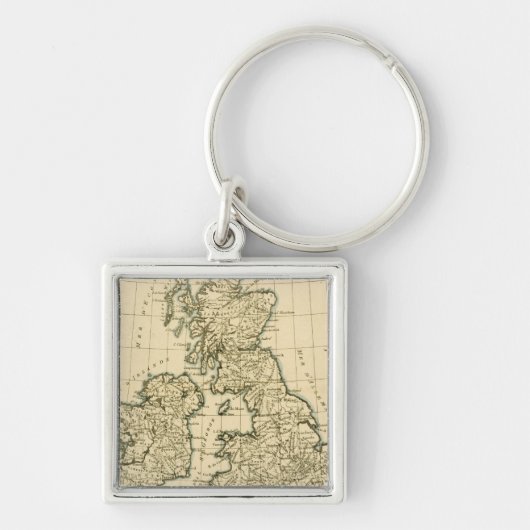 Die britischen Inseln Schlüsselanhänger (Vorne)