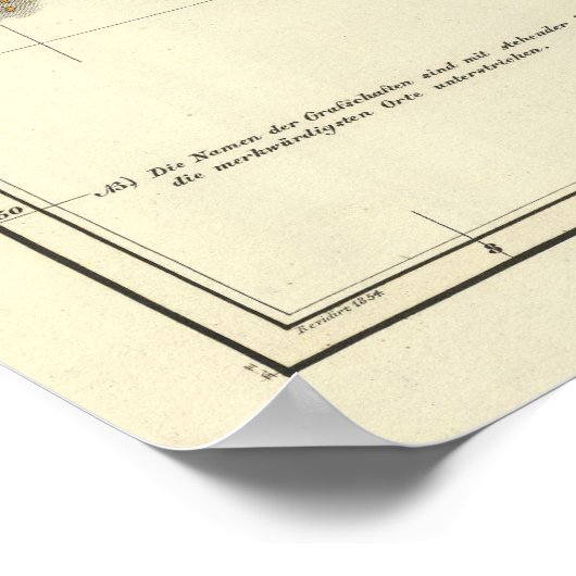 Die Britischen Inseln seit 1485 Poster (Ecke)