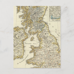 Die Britischen Inseln seit 1485 Postkarte