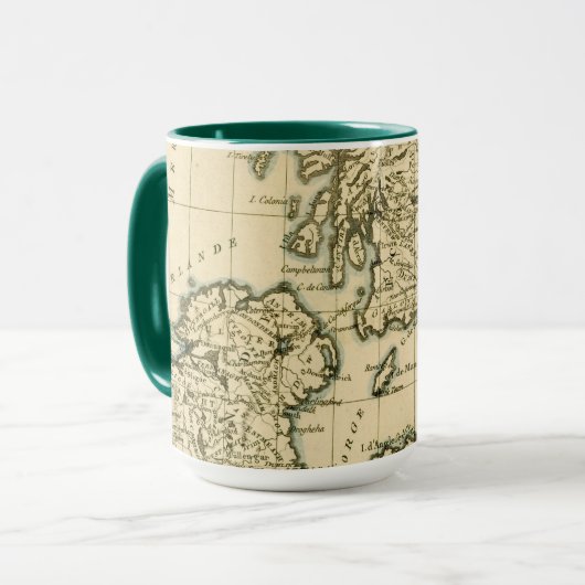 Die britischen Inseln Tasse (Vorderseite Links)