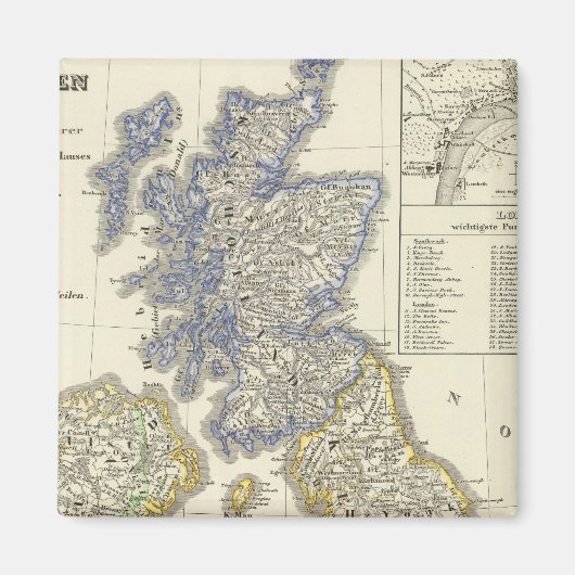Die Britischen Inseln von 1066 bis 1485 Magnet (Vorne)