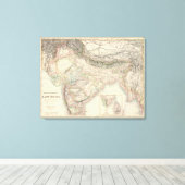 Die britischen Possessions in den Ostindien Leinwanddruck (Insitu (Holzboden))