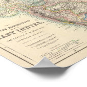 Die britischen Possessions in den Ostindien Poster (Ecke)