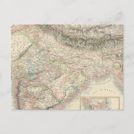 Die britischen Possessions in den Ostindien Postkarte (Vorderseite)