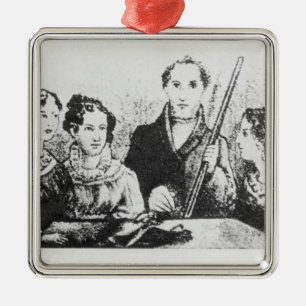 Die Bronte Familie Ornament Aus Metall