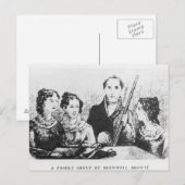 Die Bronte Familie Postkarte (Vorne/Hinten)