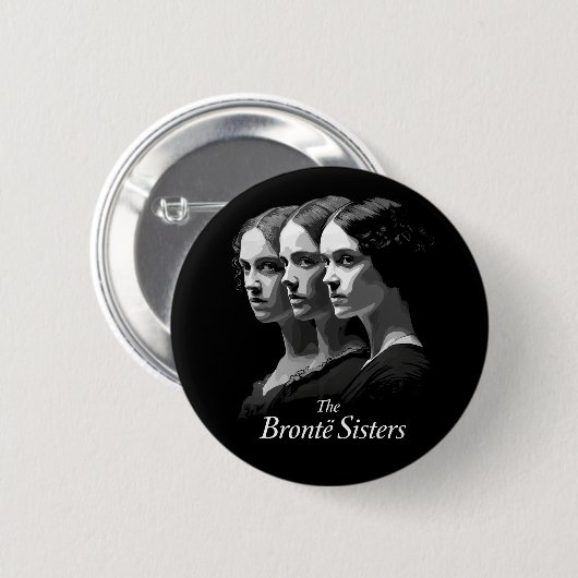 Die Brontë-Schwestern Button (Vorne & Hinten)