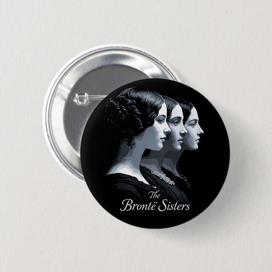Die Brontë-Schwestern Button (Vorne & Hinten)