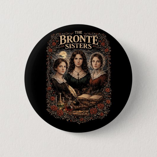 Die Brontë-Schwestern Button (Vorderseite)