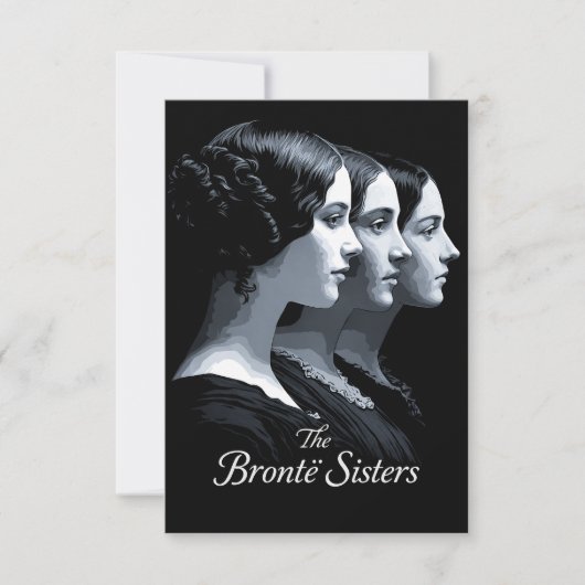 Die Brontë-Schwestern Dankeskarte (Vorderseite)
