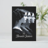 Die Brontë-Schwestern Dankeskarte (Stehend Vorderseite)