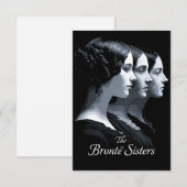 Die Brontë-Schwestern Dankeskarte (Vorne/Hinten)