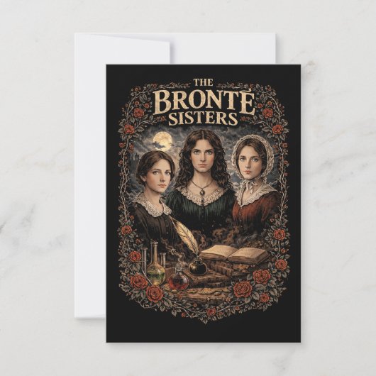 Die Brontë-Schwestern Dankeskarte (Vorderseite)