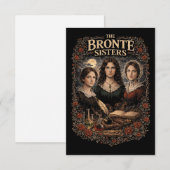Die Brontë-Schwestern Dankeskarte (Vorne/Hinten)