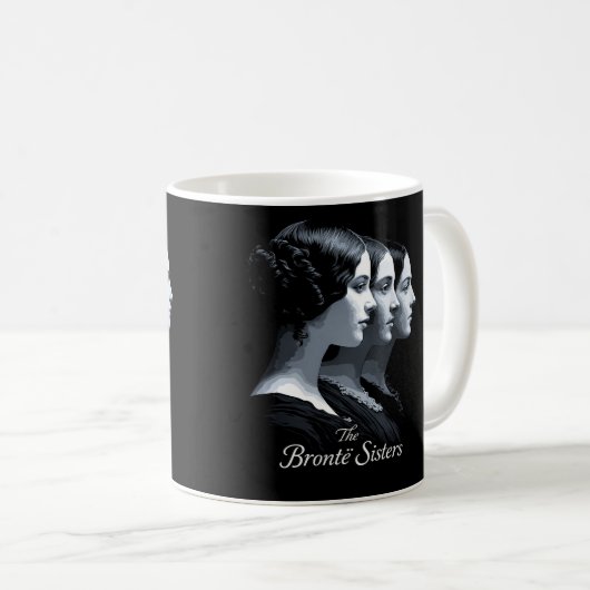 Die Brontë-Schwestern Kaffeetasse (VorderseiteRechts)