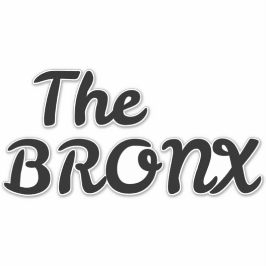 Die Bronx Aufkleber (Vorderseite)