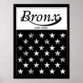 Die Bronx | New York American Flag Poster (Vorne)
