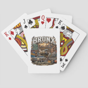 Die Bronx New York Boogie Down Urban Collage Spielkarten