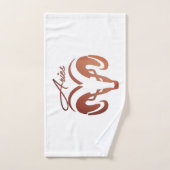 Die Bronze reißt die Strömung der Zodiac Badhandtuch Set (Handtuch)