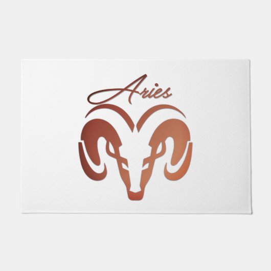 Die Bronze reißt die Strömung der Zodiac Fußmatte (Vorderseite)