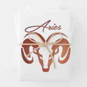 Die Bronze reißt die Strömung der Zodiac Geschenkpapier Set (Beispiel)