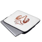 Die Bronze reißt die Strömung der Zodiac Laptopschutzhülle (Vorne Knopf)
