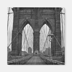 Die Brooklyn Bridge in New York City Magnet