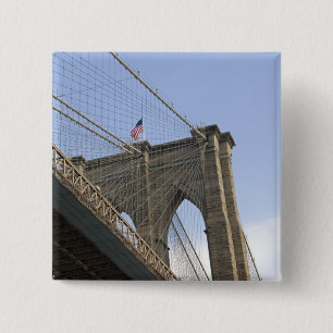 Die Brooklyn Bridge in New York City, New Button